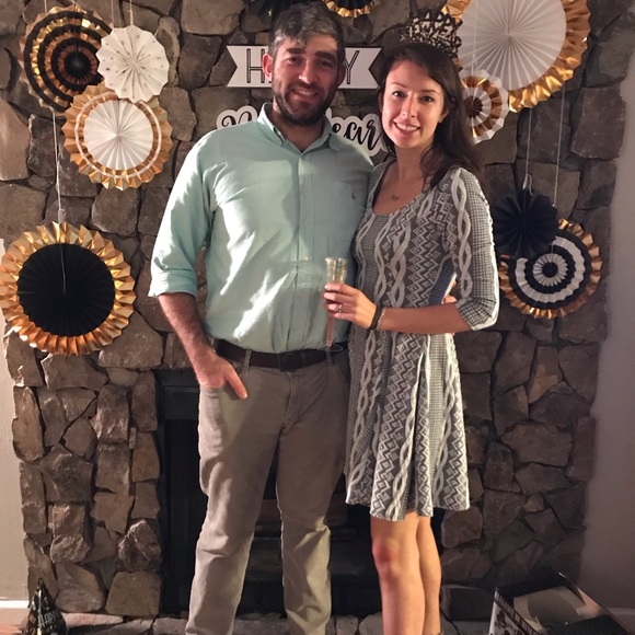 Knee length silver cocktail dress - Picture 6 of 6